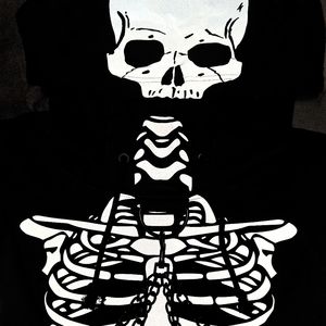 Dolls Kill Flesh N' Bones Reflective Hoodie